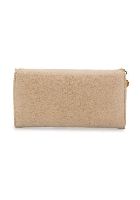 portafoglio Falabella in ecopelle beige con risvolto STELLA MC CARTNEY | 430999-W93559300